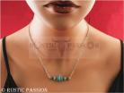 Stacked Turquoise and Chain Necklace