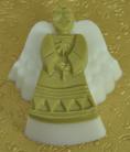 Angel Soap-Sparkly Gold Body and Head and White Wings