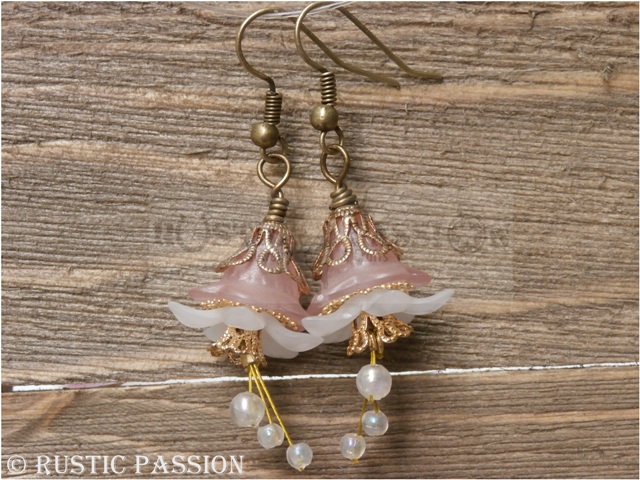 acrylic flower earrings